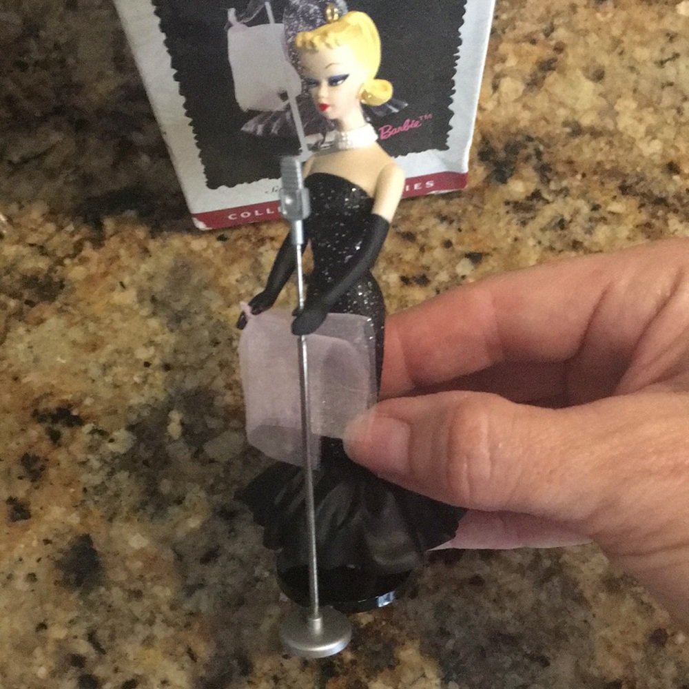 Vintage hallmark solo in the spotlight Barbie ornament